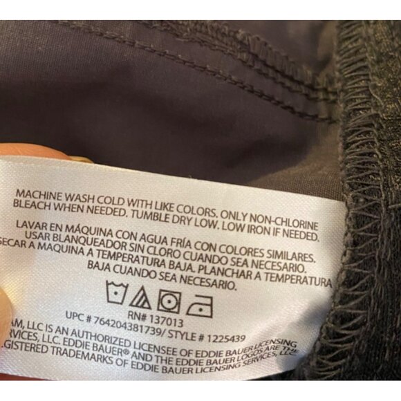 Eddie Bauer Mens 36x32 Gray Pants Stretch Nylon/Spandex Blend - Picture 4 of 13